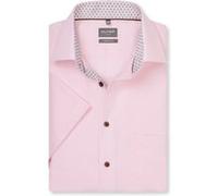 Businesshemd OLYMP "OLYMP Luxor, comfort fit, New Kent", Herren, Gr. 46, Normaler Arm, rosa (hellrosé), 100% Baumwolle, Hemden (39962853-46) hellrosé