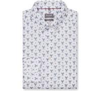 OLYMP Luxor Comfort Fit Hemd weiss, Bedruckt