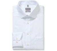 OLYMP Herren Businesshemd Langarm Luxor,Einfarbig,Comfort fit,New Kent,Weiss 00,47