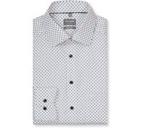 Businesshemd OLYMP "OLYMP Luxor, comfort fit, New Kent", Herren, Gr. 40, Normaler Arm, weiß, 100% Baumwolle, Hemden (15939241-40) weiß