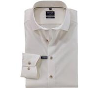 OLYMP Luxor, Bügelfreies Business Hemd, modern fit, Beige, Kent, 43 (1244542043)