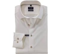 OLYMP Luxor, Bügelfreies Business Hemd, modern fit, Beige, Kent, 45 (1244542045)