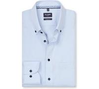 OLYMP Luxor, bügelfreies Business Hemd, Modern Fit, Blau, Button-down, 42 (1261141142)