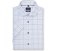 Businesshemd OLYMP "OLYMP Luxor, modern fit, Royal Kent", Herren, Gr. 45, Normaler Arm, marine, 100% Baumwolle, Hemden (88186640-45) marine