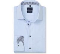 OLYMP Luxor, bügelfreies Business Hemd, Modern Fit, Blau, Kent, 37 (1262241137)