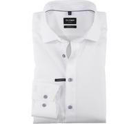 OLYMP Luxor Modern Fit Hemd weiss, Einfarbig