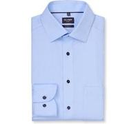 OLYMP Luxor, bügelfreies Business Hemd, Modern Fit, Blau, Kent, 43 (1246141143)