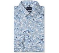 OLYMP Luxor Modern Fit Hemd bleu, Bedruckt