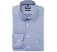 OLYMP Luxor, bügelfreies Business Hemd, modern fit, Blau, Kent, 43 (1356741943)
