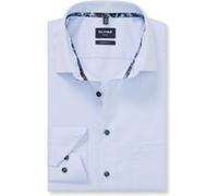 OLYMP Luxor, bügelfreies Business Hemd, modern fit, Blau, Kent, 47 (1200841147)