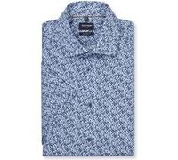 OLYMP Luxor Modern Fit Hemd Kurzarm marine