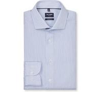 Businesshemd OLYMP "OLYMP Luxor, modern fit, Royal Kent", Herren, Gr. 41, Normaler Arm, bleu, 100% Baumwolle, Hemden (21409454-41) bleu