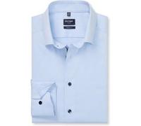 Businesshemd OLYMP "OLYMP Luxor, modern fit, Businesshemd, Under-Button-down", Damen, Gr. 44, Normaler Arm, hellblau, 100% Baumwolle, Hemden Businesshemd (27133249-44)