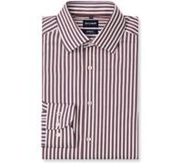 Businesshemd OLYMP "OLYMP Luxor, Modern Fit, New Kent", Herren, Gr. 42, Normaler Arm, bordeaux, 100% Baumwolle, Hemden (66643444-42) bordeaux
