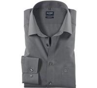 OLYMP Luxor, bügelfreies Business Hemd, modern fit, Grau, Kent, 42 (0302646042)