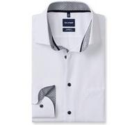OLYMP Luxor, bügelfreies Business Hemd, Modern Fit, Grau, Kent, 42 (0743646742)