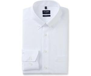 OLYMP Luxor, bügelfreies Business Hemd, modern fit, Weiß, Button-down, 44 (0303640044)