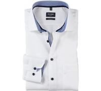 OLYMP Luxor Modern Fit Hemd extra langer Arm weiss