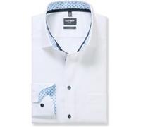 Businesshemd OLYMP "OLYMP Luxor, modern fit, New Kent", Herren, Gr. 37, Normaler Arm, weiß, 100% Baumwolle, Hemden (74096262-37) weiß