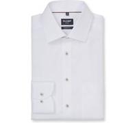 Businesshemd OLYMP "OLYMP Luxor, modern fit, New Kent", Herren, Gr. 47, Normaler Arm, weiß, 100% Baumwolle, Hemden (33388200-47) weiß