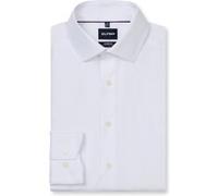 OLYMP Herren Oberhemd Langarm Luxor,Satin,465 Modern Fit 20,19 Global Kent,Weiss 00,47