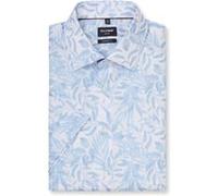 OLYMP Luxor Modern Fit Hemd Kurzarm blau
