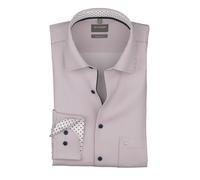 Businesshemd OLYMP "OLYMP Luxor, comfort fit, New Kent", Herren, Gr. 41, Normaler Arm, mauve, 100% Baumwolle, Hemden (98949911-41) mauve