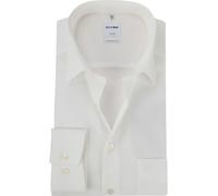 OLYMP Herren Businesshemd Luxor Langarm Einfarbig Comfort-Fit New Kent Beige Größe 45