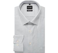 Businesshemd OLYMP "OLYMP Luxor, comfort fit - big, New Kent", Herren, Gr. 54, Normaler Arm, bleu, 100% Baumwolle, Hemden (85855056-54) bleu