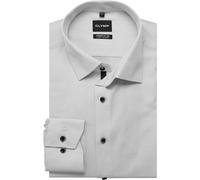 OLYMP Luxor Comfort Big & Tall Hemd silbergrau, Einfarbig