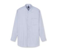 OLYMP Luxor Comfort Fit Big Herren Hemd Blau Gemustert bügelfrei 48