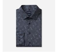 OLYMP Luxor Comfort Fit Big Herren Hemd Paisley Blau bügelfrei 46