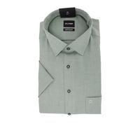 OLYMP Luxor Comfort Fit Big Herren Kurzarmhemd ? Grün Businesshemd aus 100% Baumwolle ? Bügelfrei mit Brusttasche 50