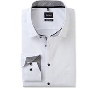 OLYMP Luxor Comfort Fit Big & Tall Hemd weiss, Einfarbig