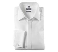 Olymp Comfort Fit Gala Hemd Langarm Uni Popeline Beige 0294/65/21, Größe: 42