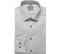 OLYMP Luxor Comfort Fit Hemd silbergrau, Faux-uni
