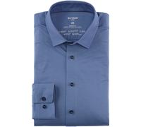 OLYMP Luxor Hemd 24/Seven Blau - Größe 43 Blau 43