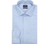 OLYMP Luxor Hemd Diamond Structure Hellblau - Größe 38 Hellblau 38