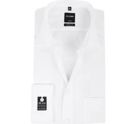 OLYMP Herren Hemd Modern Fit Extralange Ärmel, Weiß, 46