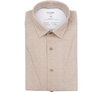 OLYMP Luxor Hemd Pied De Poule Braun - Größe 42 Taupe 42