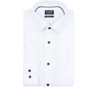 OLYMP Herren Oberhemd Langarm 124614,Einfarbig,470 Modern Fit 26,New Kent,Weiss 00,44