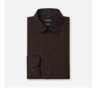OLYMP Luxor Modern Fit Hemd schwarzbraun, Faux-uni