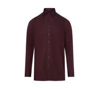 OLYMP Luxor modern fit Businesshemd Herren Modern Fit Baumwolle bordeaux, 45