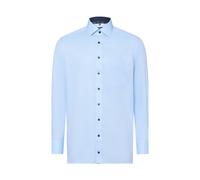 OLYMP Herren Oberhemd Langarm Luxor,Faux Uni,465 Modern Fit 20,13 New Kent,bleu 11,39