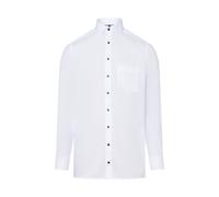 OLYMP Herren Oberhemd Langarm Luxor,Faux Uni,465 Modern Fit 20,13 New Kent,Weiss 00,40