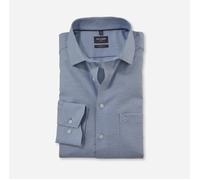 OLYMP LUXOR MODERN FIT FAUX UNI LANGARM HEMD BLAU - 42 - L
