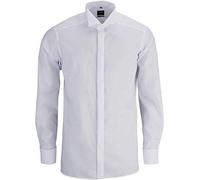 OLYMP Luxor modern fit Gala Hemd Langarm Popeline weiß Größe 47