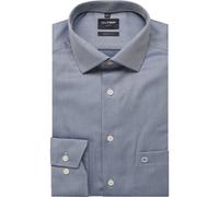 OLYMP Luxor Modern Fit Hemd blau, Faux-uni