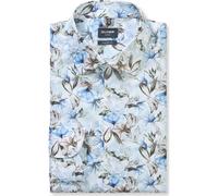 OLYMP Luxor Modern Fit Hemd bleu, Bedruckt