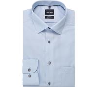 OLYMP Luxor Modern Fit Hemd bleu, Faux-uni